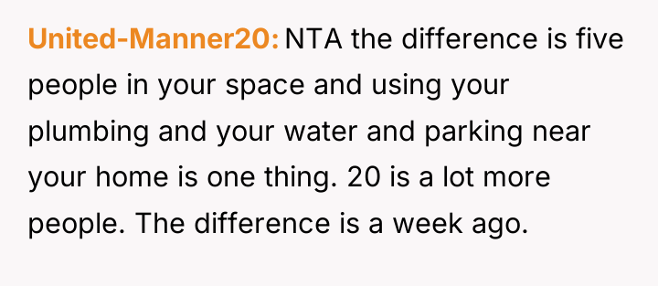 United-Manner20 NTA the difference is five people in your space...