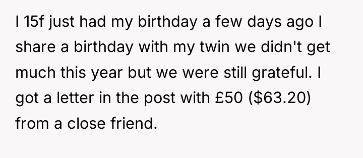 I 15f just had my birthday a few days ago...