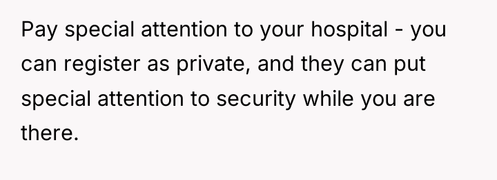 Pay special attention to your hospital - you can register...