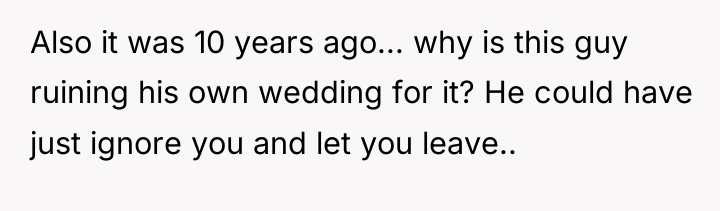 Also it was 10 years ago... why is this guy...