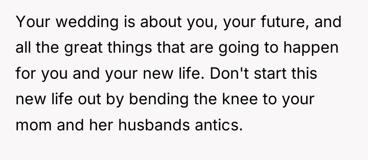 Your wedding is about you, your future, and all the...