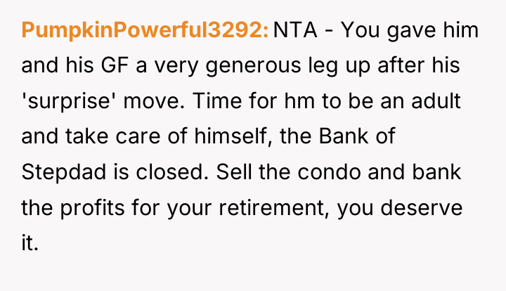 PumpkinPowerful3292 NTA - You gave him and his GF a...