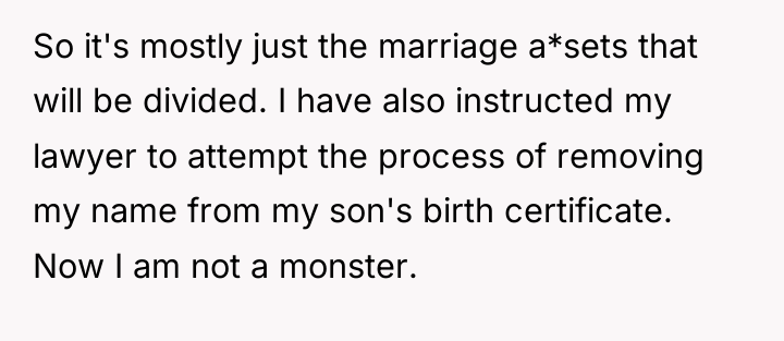 So it's mostly just the marriage a*sets that will be...