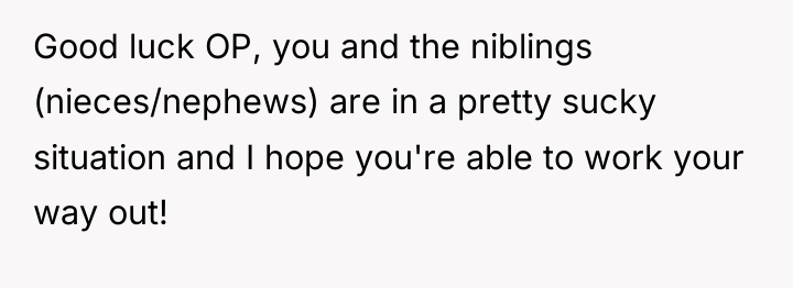 Good luck OP, you and the niblings (nieces/nephews) are in...
