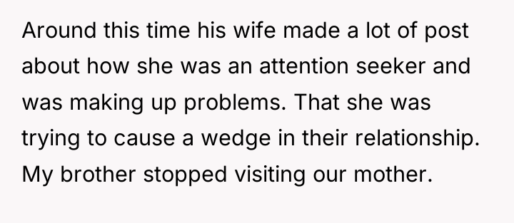 Around this time his wife made a lot of post...
