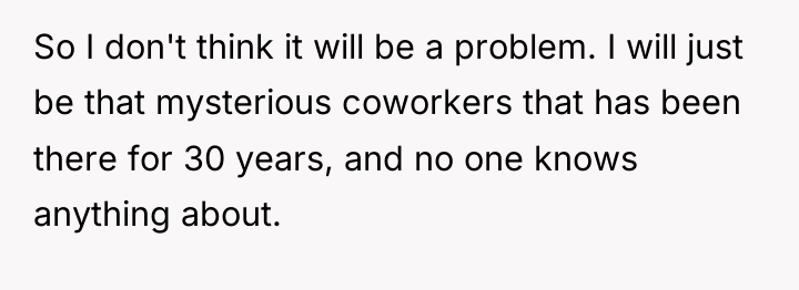 So I don't think it will be a problem. I...