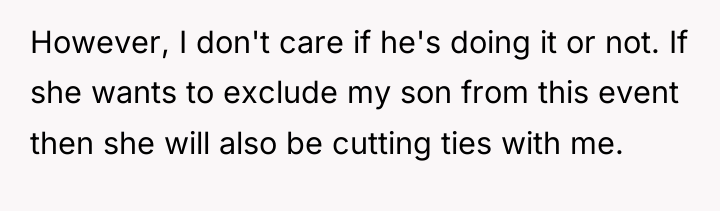 However, I don't care if he's doing it or not....