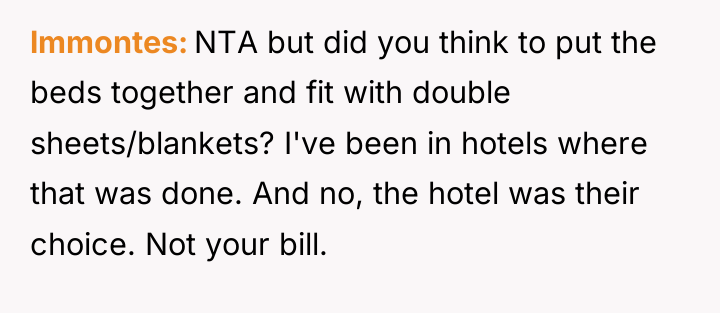 lmmontes NTA but did you think to put the beds...