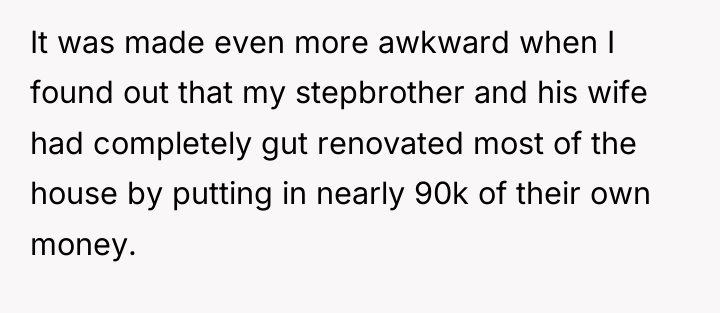It was made even more awkward when I found out...