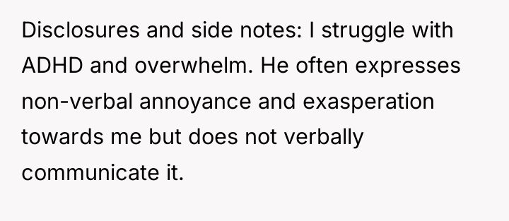 Disclosures and side notes: I struggle with ADHD and overwhelm....