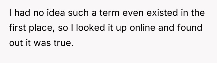 I had no idea such a term even existed in...