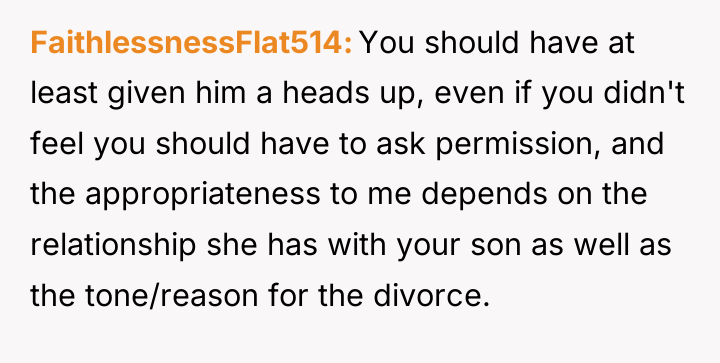FaithlessnessFlat514 You should have at least given him a heads...