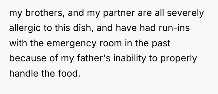 my brothers, and my partner are all severely allergic to...