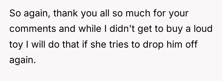 So again, thank you all so much for your comments...