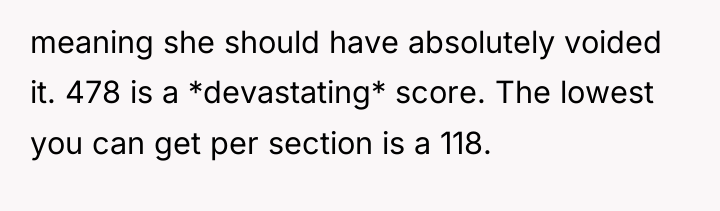 meaning she should have absolutely voided it. 478 is a...