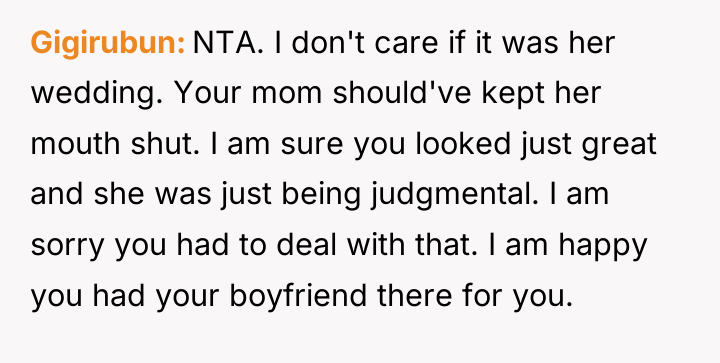 Gigirubun NTA. I don't care if it was her wedding....