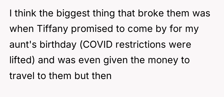 I think the biggest thing that broke them was when...