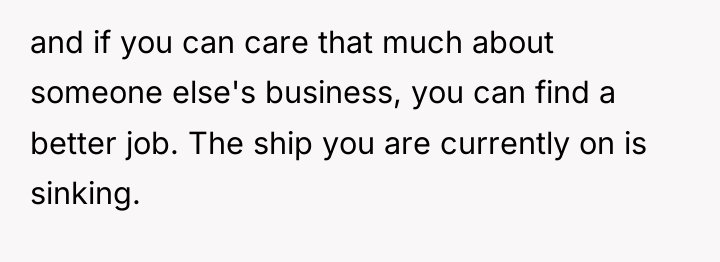 and if you can care that much about someone else's...