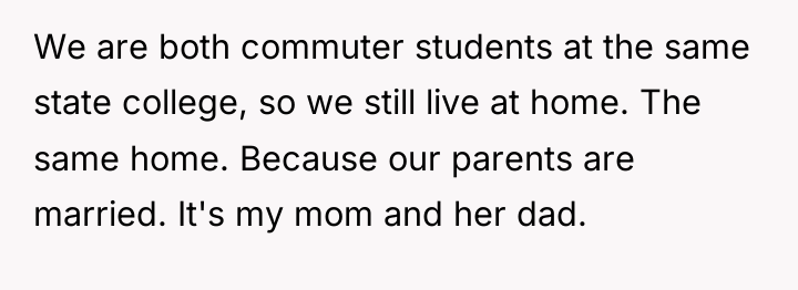 We are both commuter students at the same state college,...