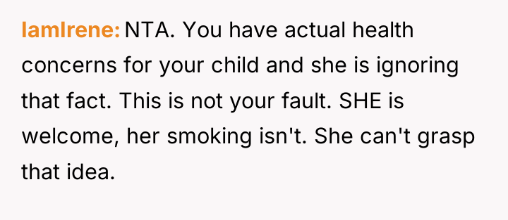 IamIrene NTA. You have actual health concerns for your child...