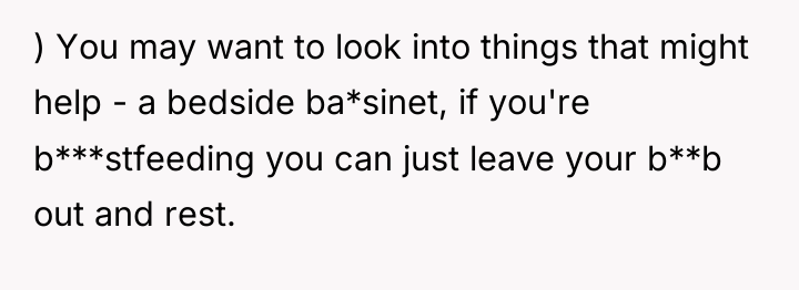 ) You may want to look into things that might...