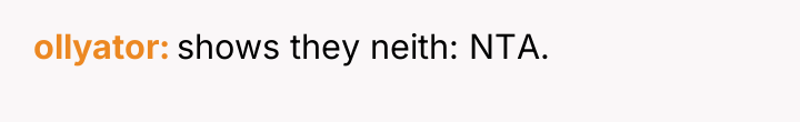 ollyator shows they neith: NTA.