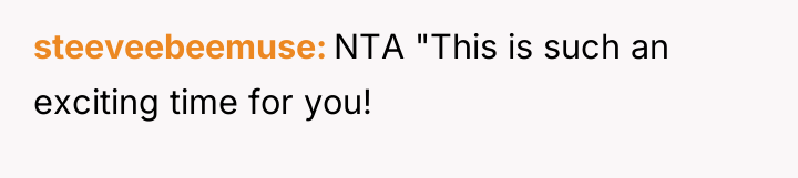 steeveebeemuse NTA "This is such an exciting time for you!