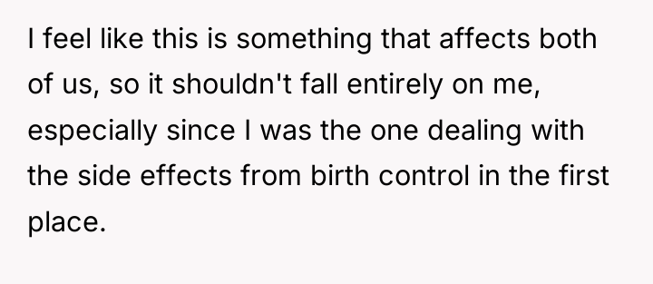 I feel like this is something that affects both of...