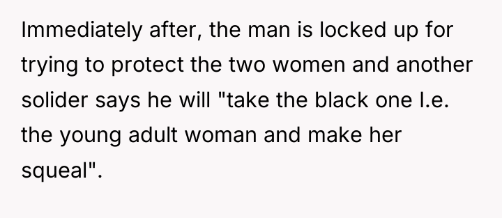 Immediately after, the man is locked up for trying to...