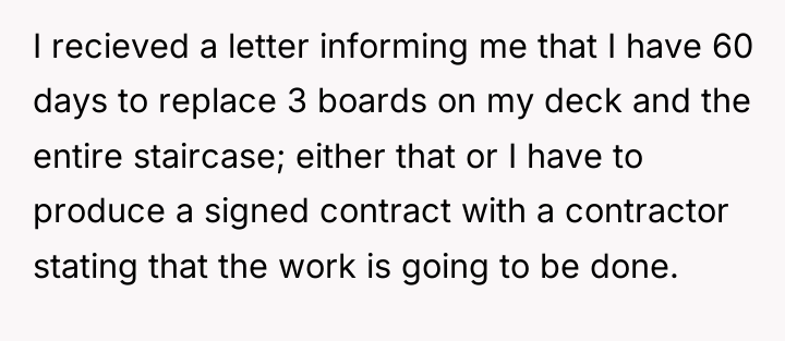 I recieved a letter informing me that I have 60...