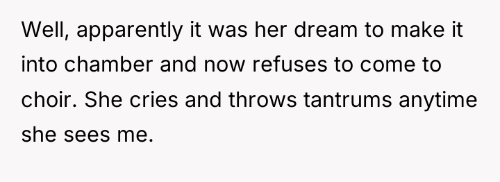 Well, apparently it was her dream to make it into...