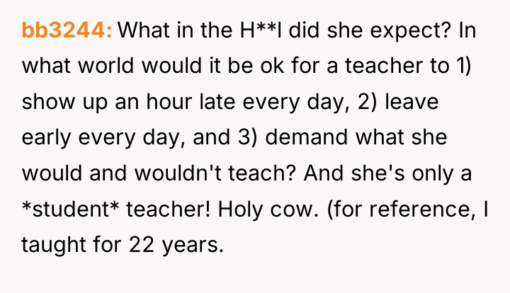 bb3244 What in the H**l did she expect? In what...
