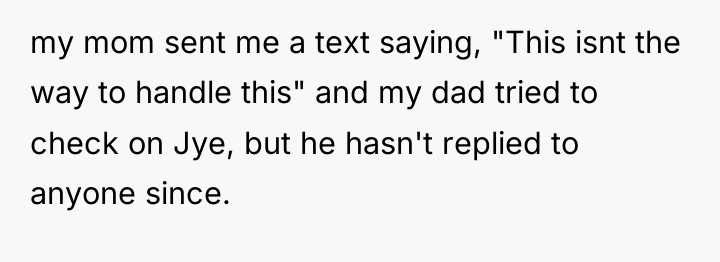 my mom sent me a text saying, "This isnt the...