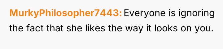 MurkyPhilosopher7443 Everyone is ignoring the fact that she likes the...