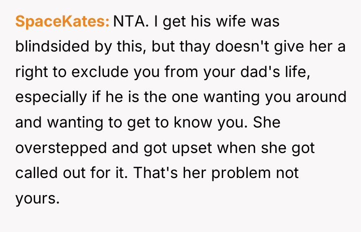 SpaceKates NTA. I get his wife was blindsided by this,...