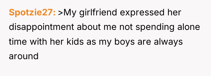 Spotzie27 >My girlfriend expressed her disappointment about me not spending...