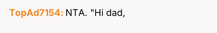 TopAd7154 NTA. "Hi dad,