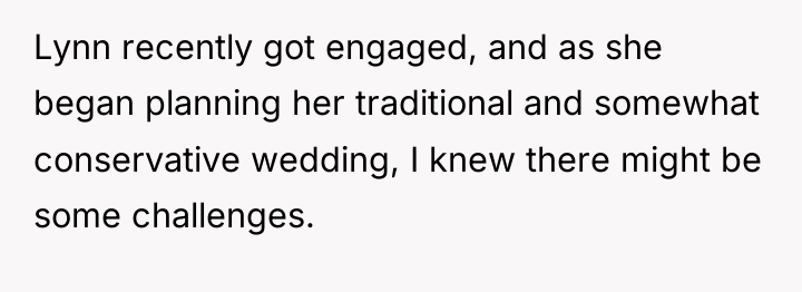 Lynn recently got engaged, and as she began planning her...