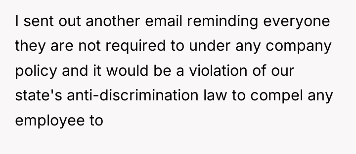 I sent out another email reminding everyone they are not...