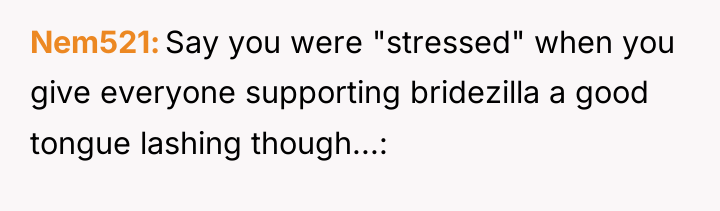 Nem521 Say you were "stressed" when you give everyone supporting...