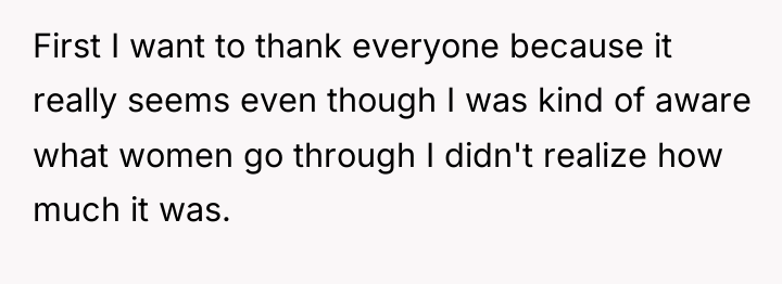 First I want to thank everyone because it really seems...