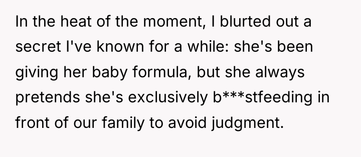 In the heat of the moment, I blurted out a...