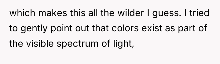 which makes this all the wilder I guess. I tried...