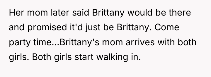 Her mom later said Brittany would be there and promised...