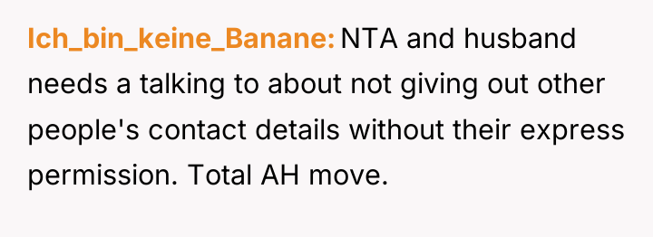 Ich_bin_keine_Banane NTA and husband needs a talking to about not...