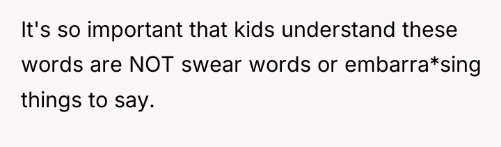 It's so important that kids understand these words are NOT...