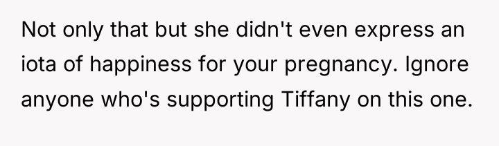 Not only that but she didn't even express an iota...