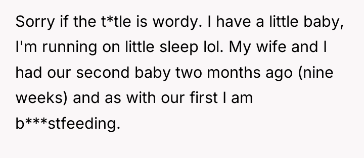 Sorry if the t*tle is wordy. I have a little...