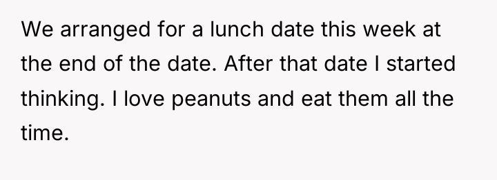 We arranged for a lunch date this week at the...
