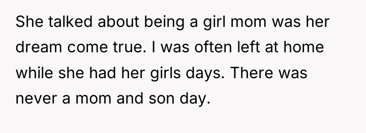 She talked about being a girl mom was her dream...